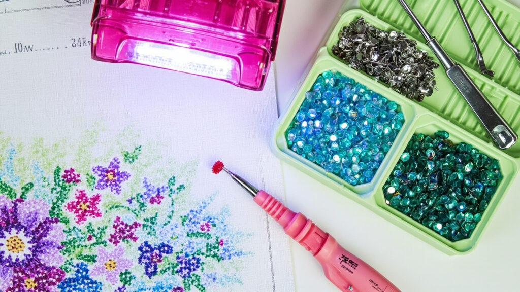 Guide complet de la broderie diamant pour débutants